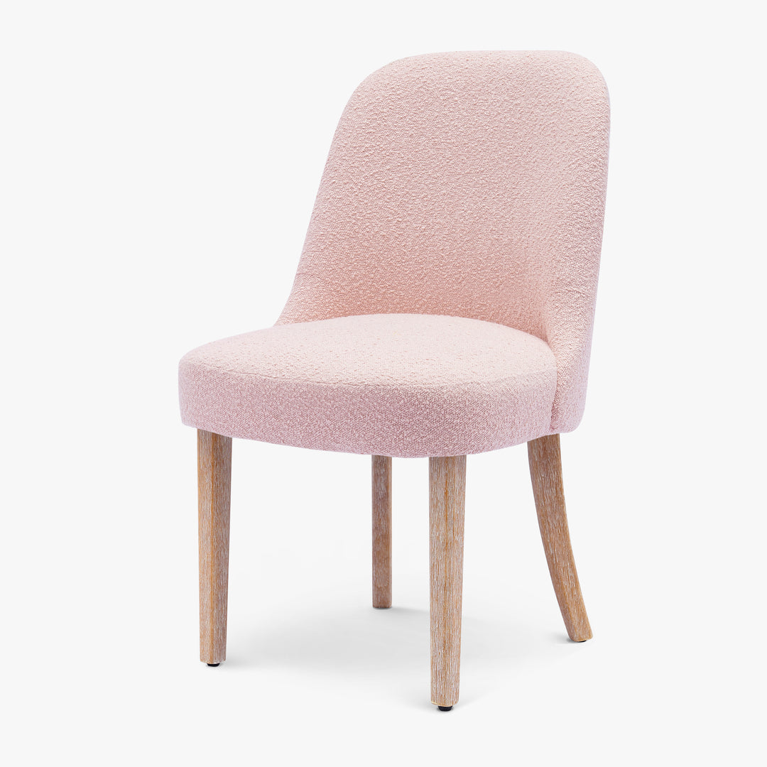 Genevieve Mid-Century Modern Upholstered Boucle Dining Chair