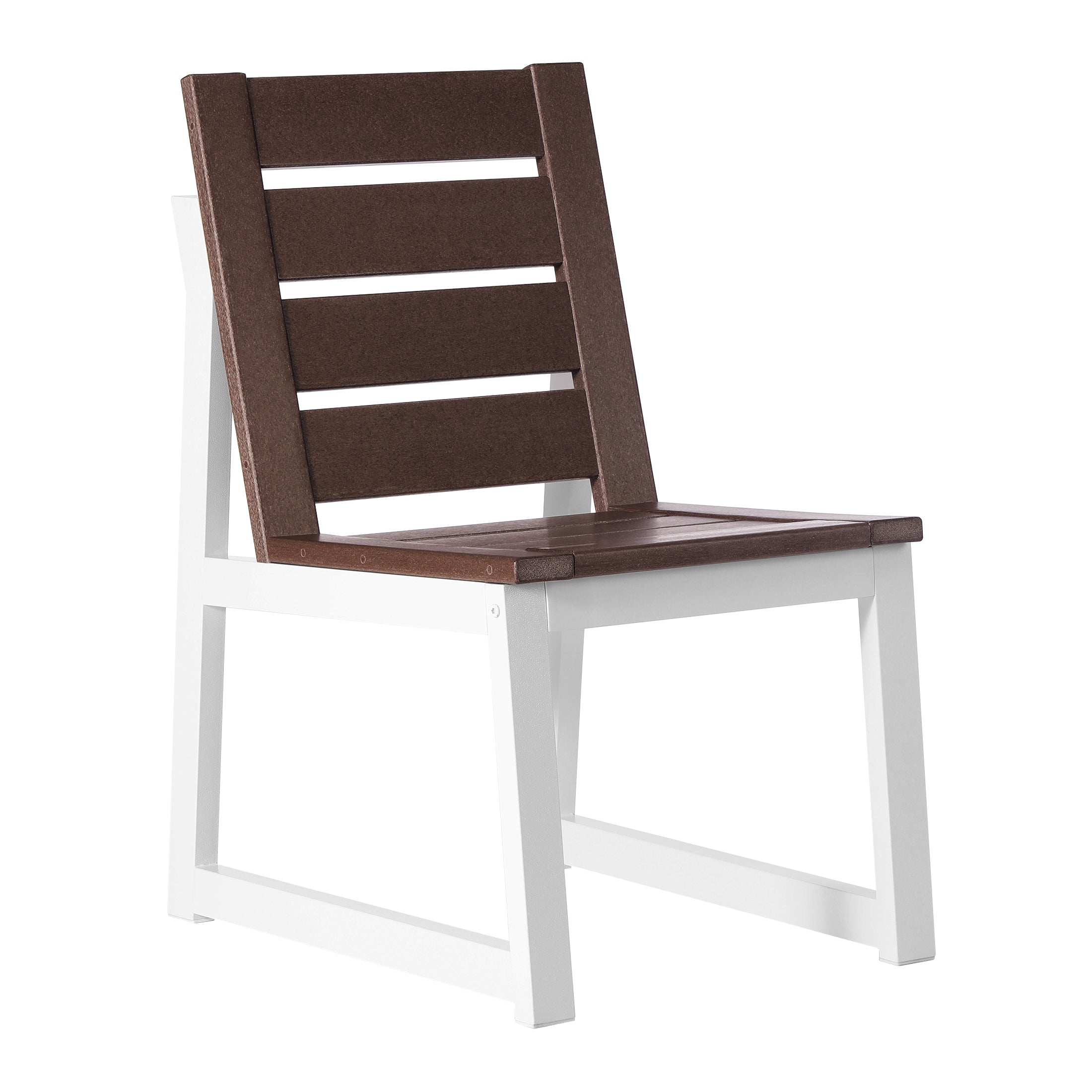 Cape May 7-Piece HDPE Outdoor Furniture Patio Dining Table With Umbrella Hole and Chairs Set For 6