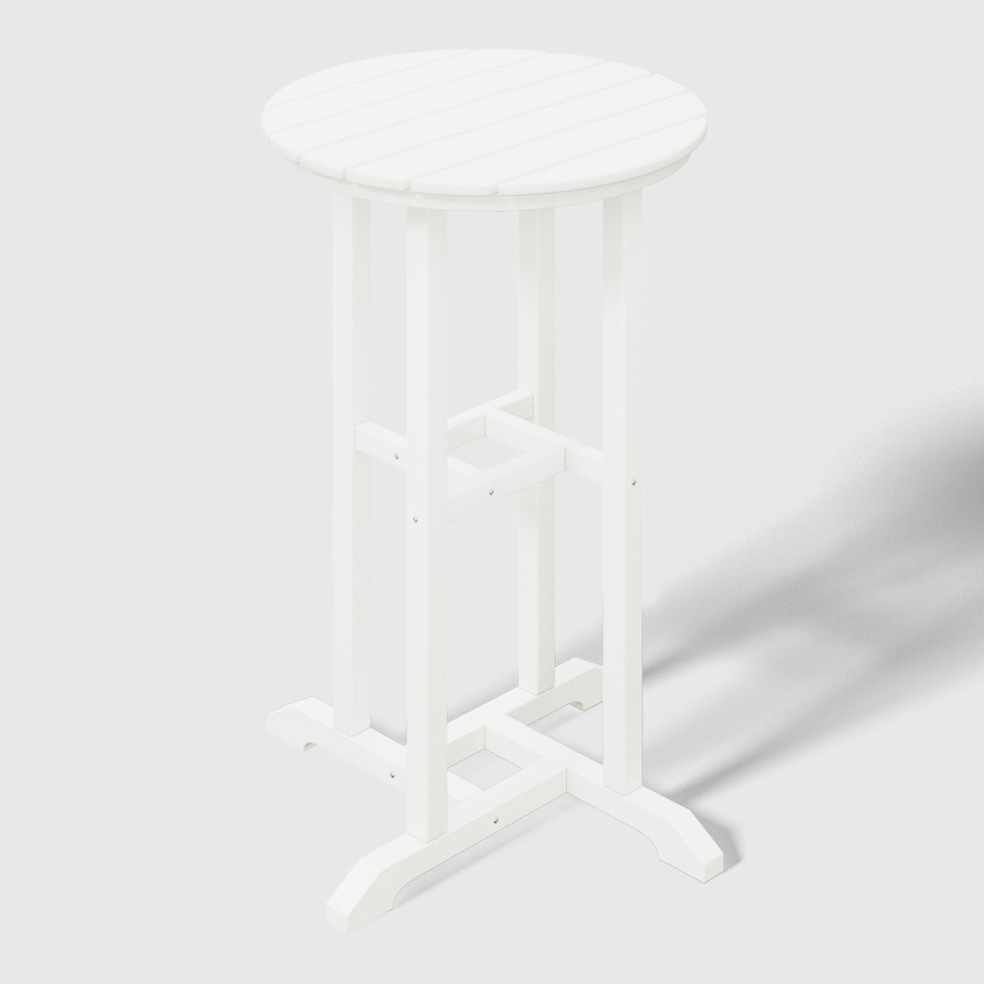 Malibu 37" Counter Height Round Outdoor Patio Bistro Bar Table