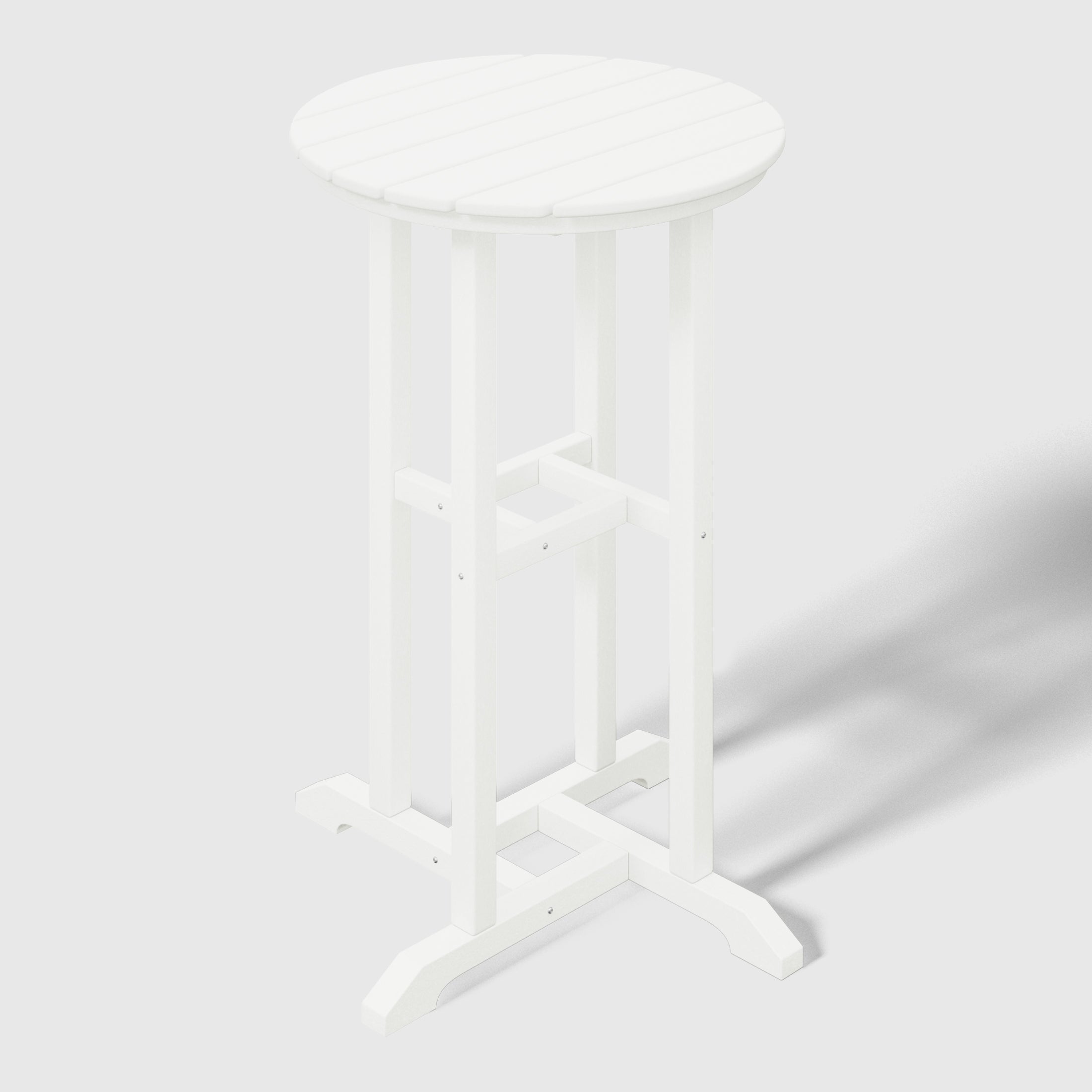Malibu 37" Counter Height Round Outdoor Patio Bistro Bar Table