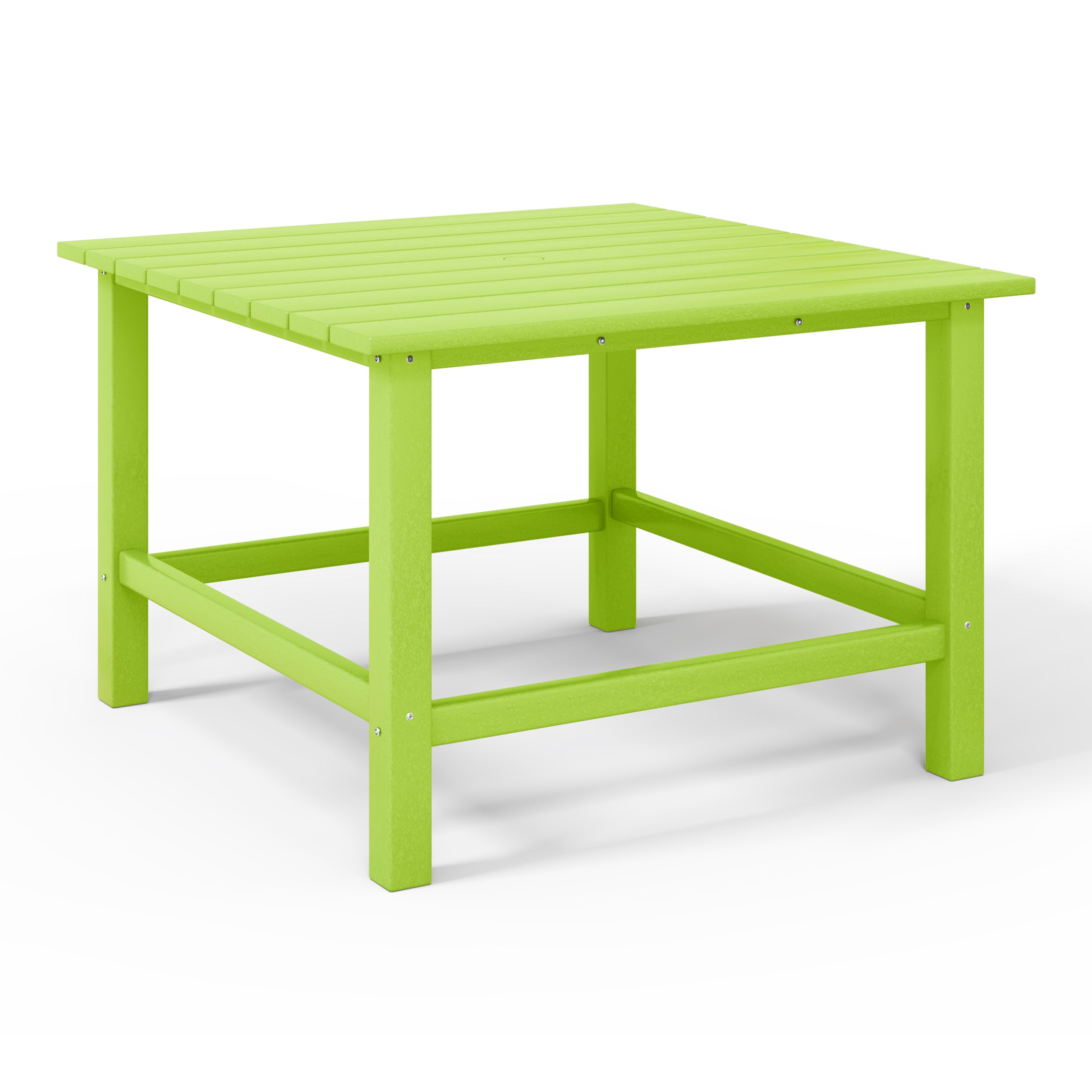 Malibu Kids Outdoor Patio Furniture HDPE 30" Wide Square Dining Table