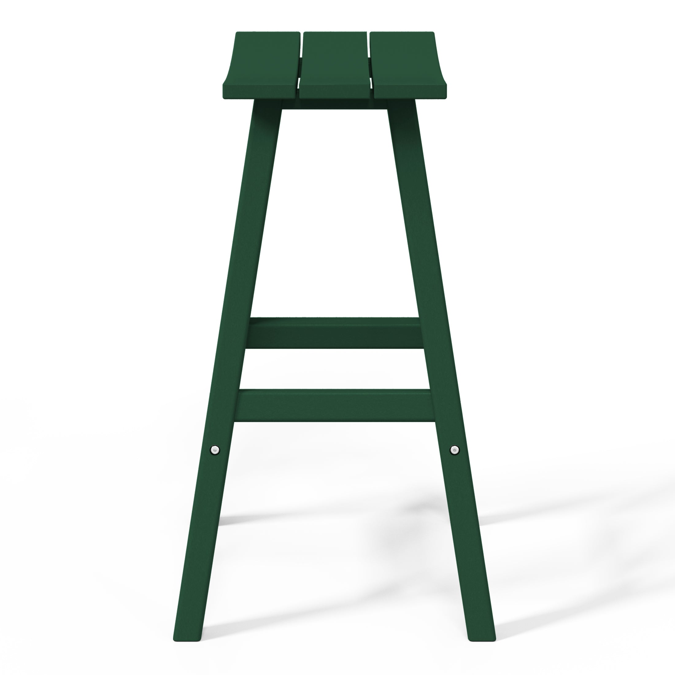 Malibu 29" HDPE Outdoor Patio Bar Height Bar Stools (Set of 3)