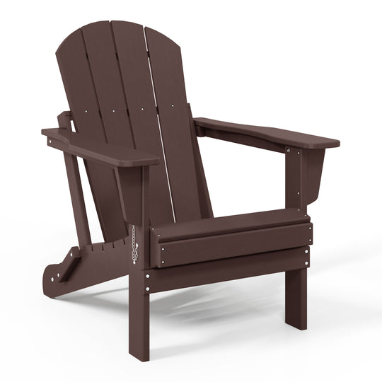 Malibu 4-Piece set outdoor folding Poly Adirondack chair