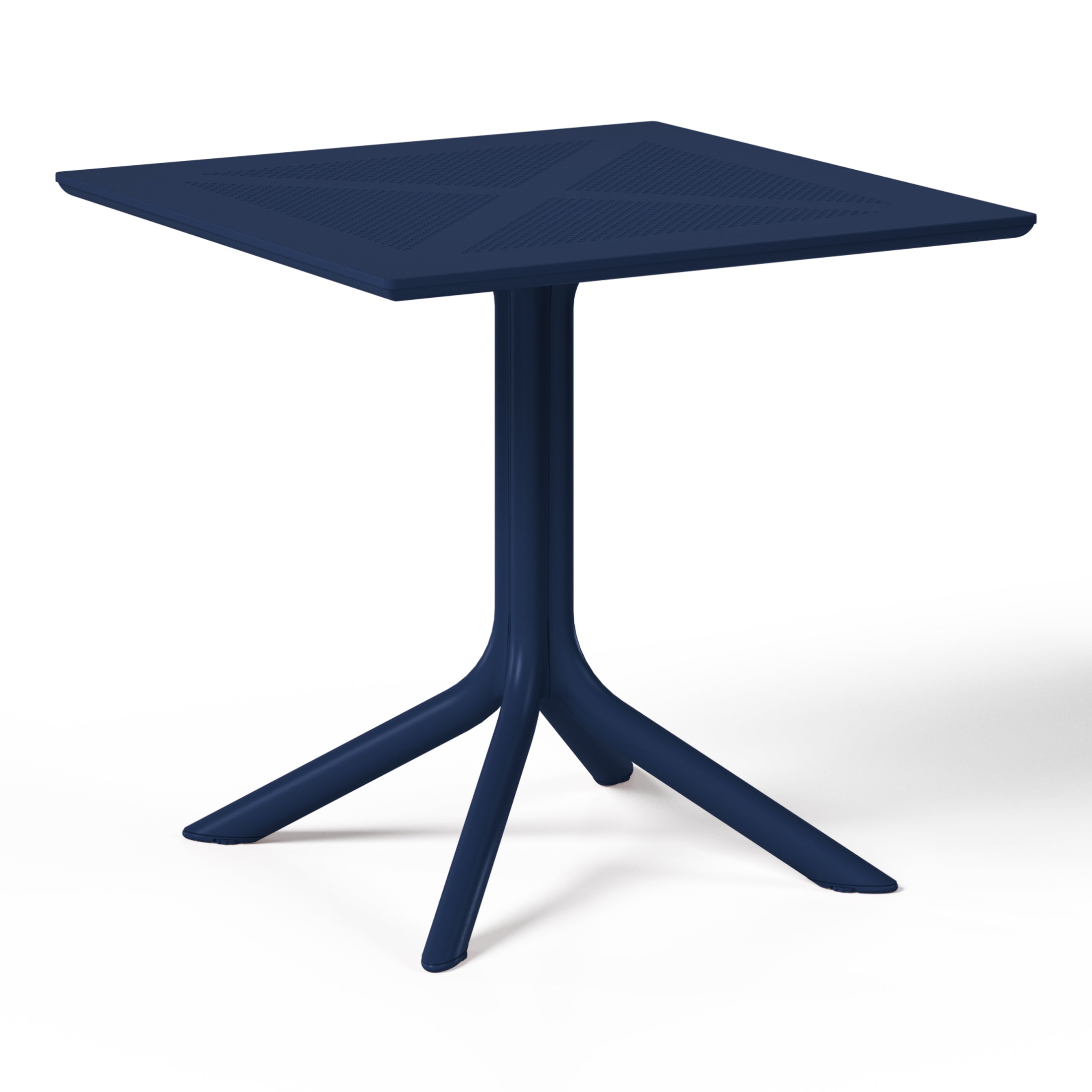 Playa 31.5" Square Plastic Outdoor Patio Dining Table for 4