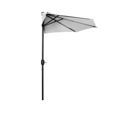 Lanai 9 Ft Outdoor Patio Half Market Umbrella