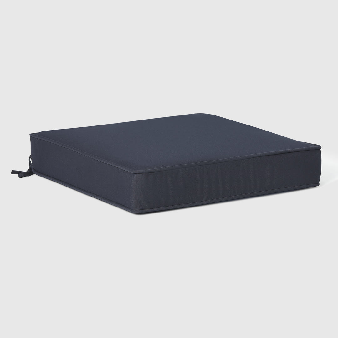 Solace Outdoor Patio Furniture Seat Chair Square Cushions with Piping. Set of 2, 20" x 19"