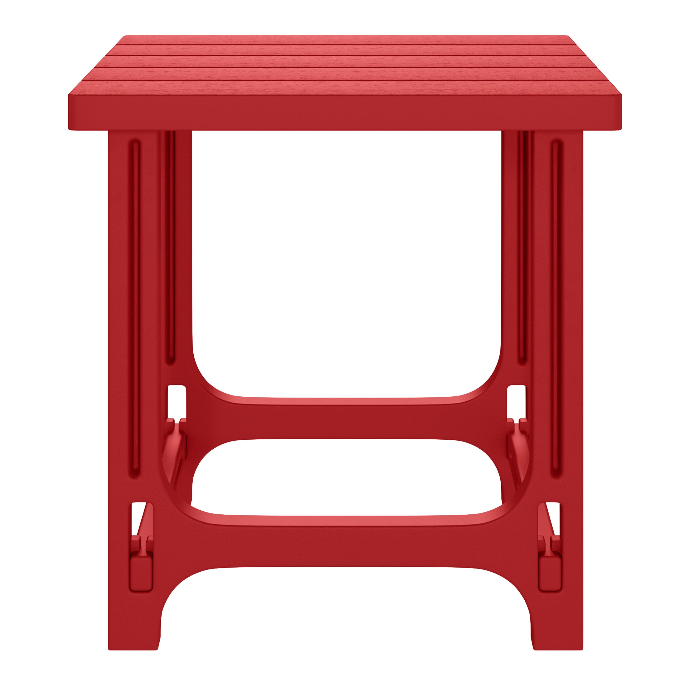 Azura Outdoor 18" HDPE Square Adirondack Patio Side Table