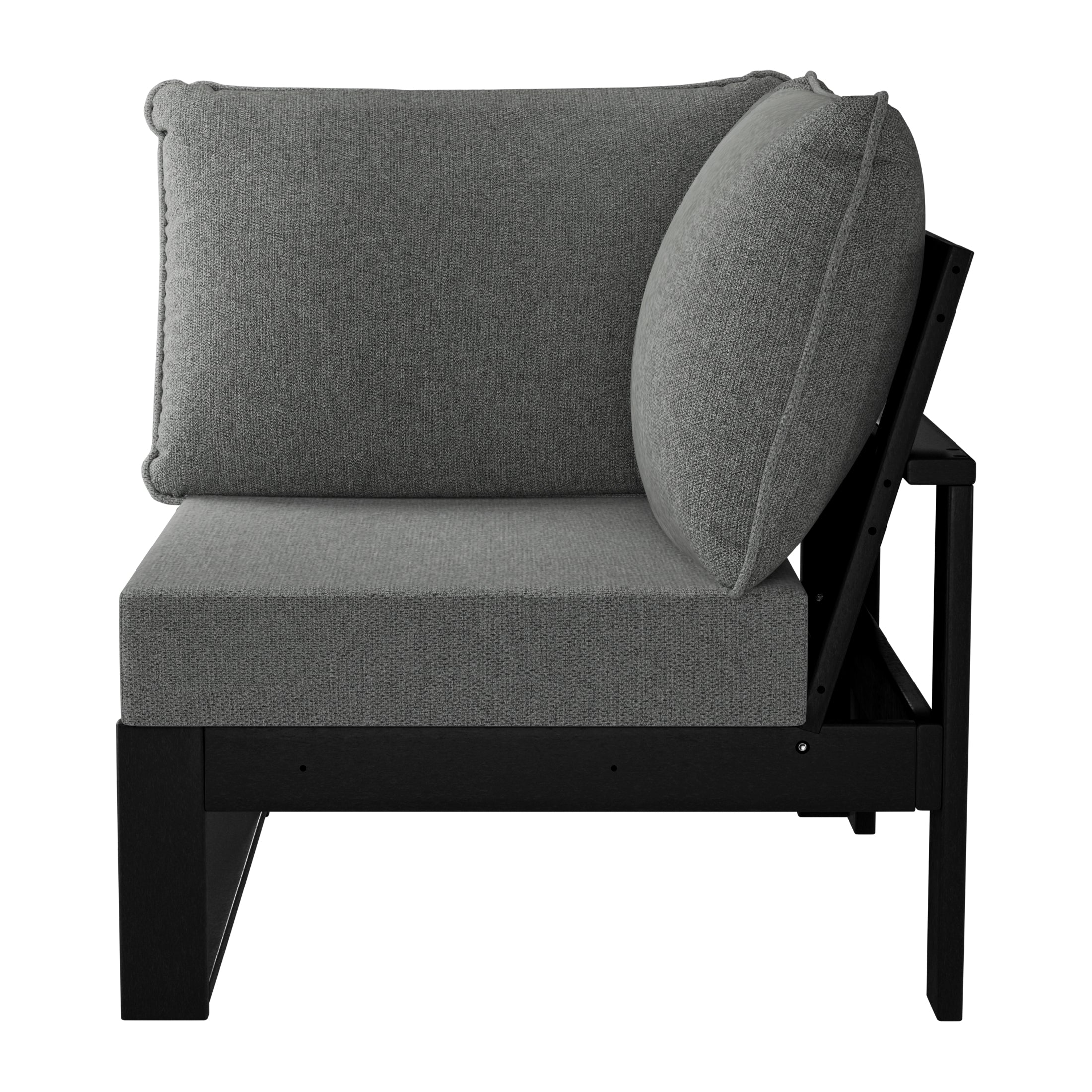Montara Outdoor HDPE Sectional Corner Sofa Seat with Water-Proof Cushions