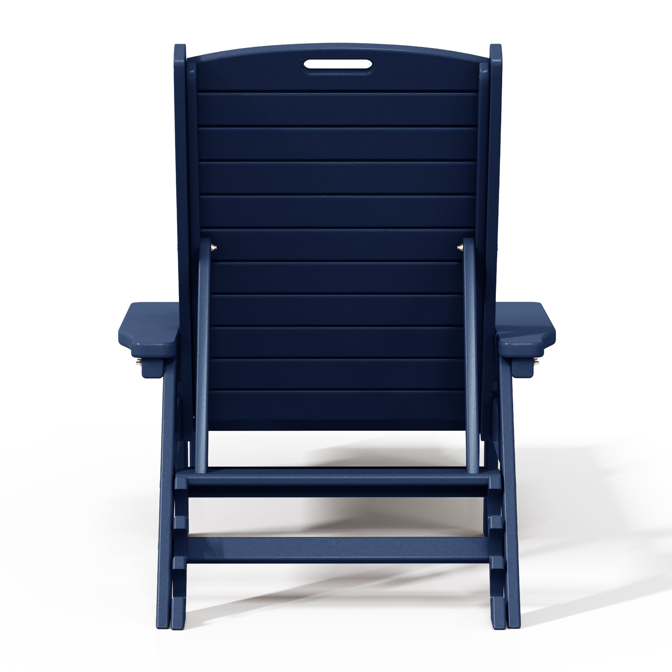 Malibu Poly Reclining Chaise Lounge Set With Table