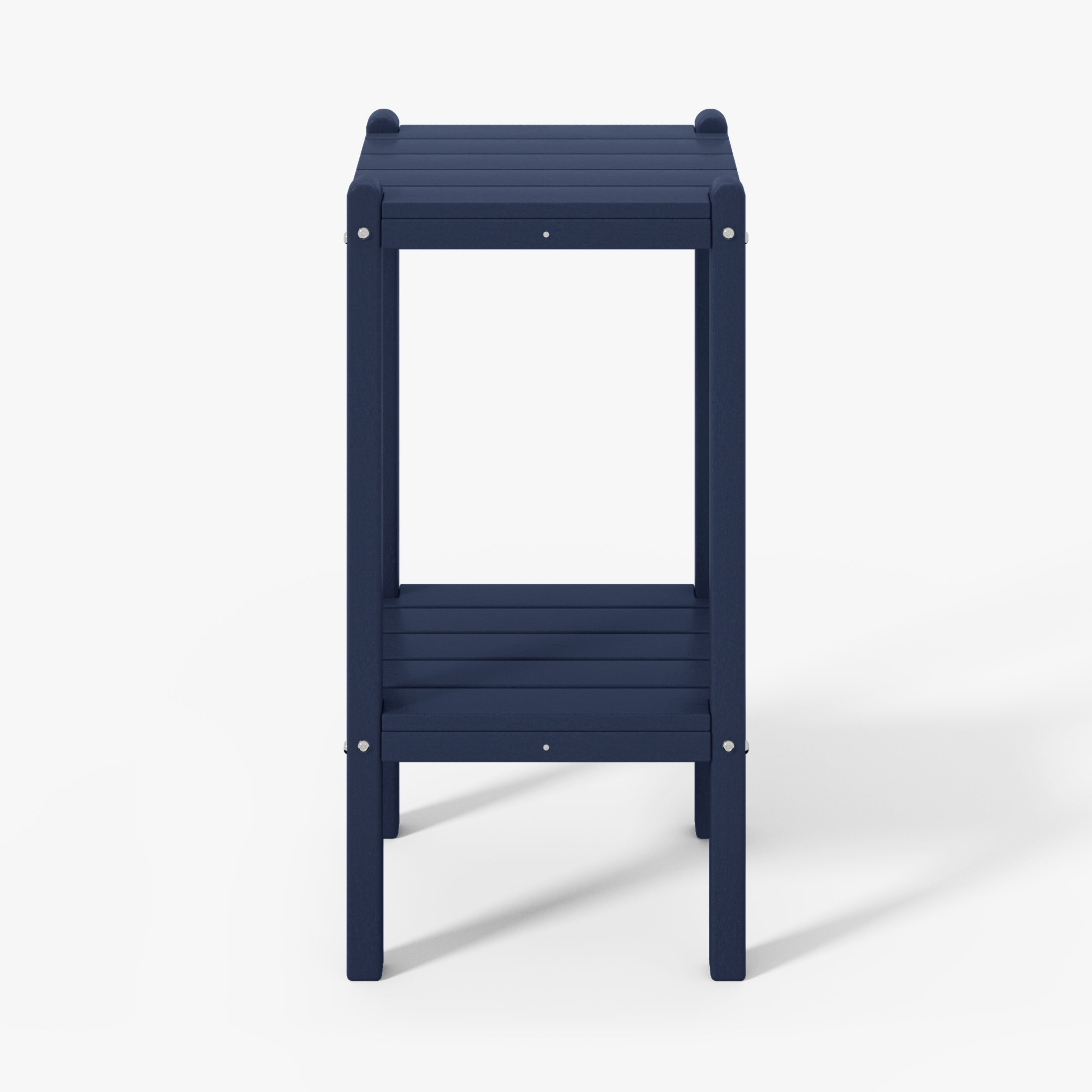 Malibu 36" Outdoor Adirondack HDPE 2-Tier Patio Side Table