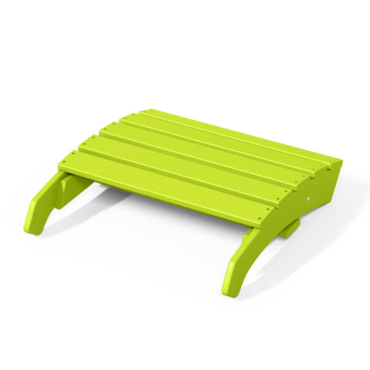 Dylan Outdoor Adirondack Chair With Ottoman And Side Table 3-Piece Set