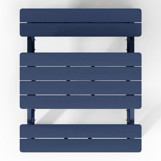 Malibu Outdoor Patio Kids HDPE Plastic Picnic Bench Table