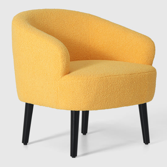 Alexandria 29" Wide Mid Century Modern Club Barrel Accent Armchair