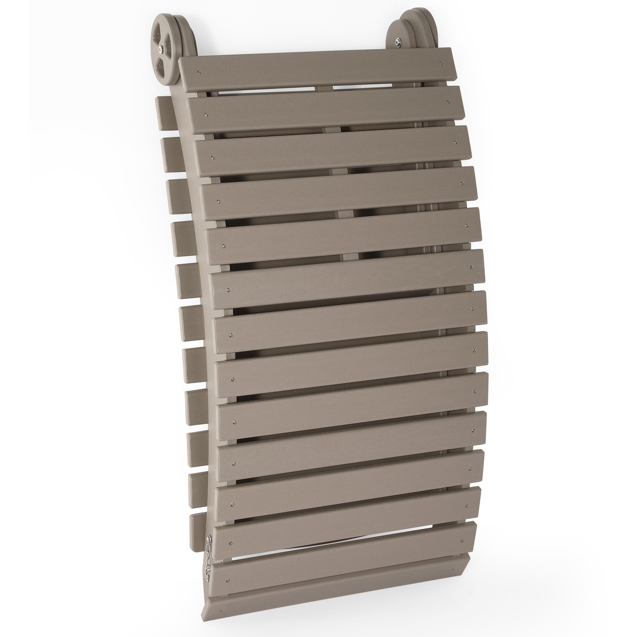 Outdoor HDPE In-Pool Patio Chaise Lounge Chair With Wheels