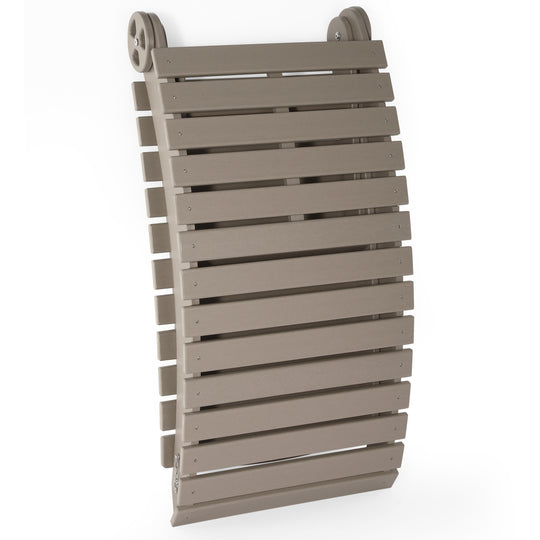 Outdoor HDPE In-Pool Patio Chaise Lounge Chair With Wheels