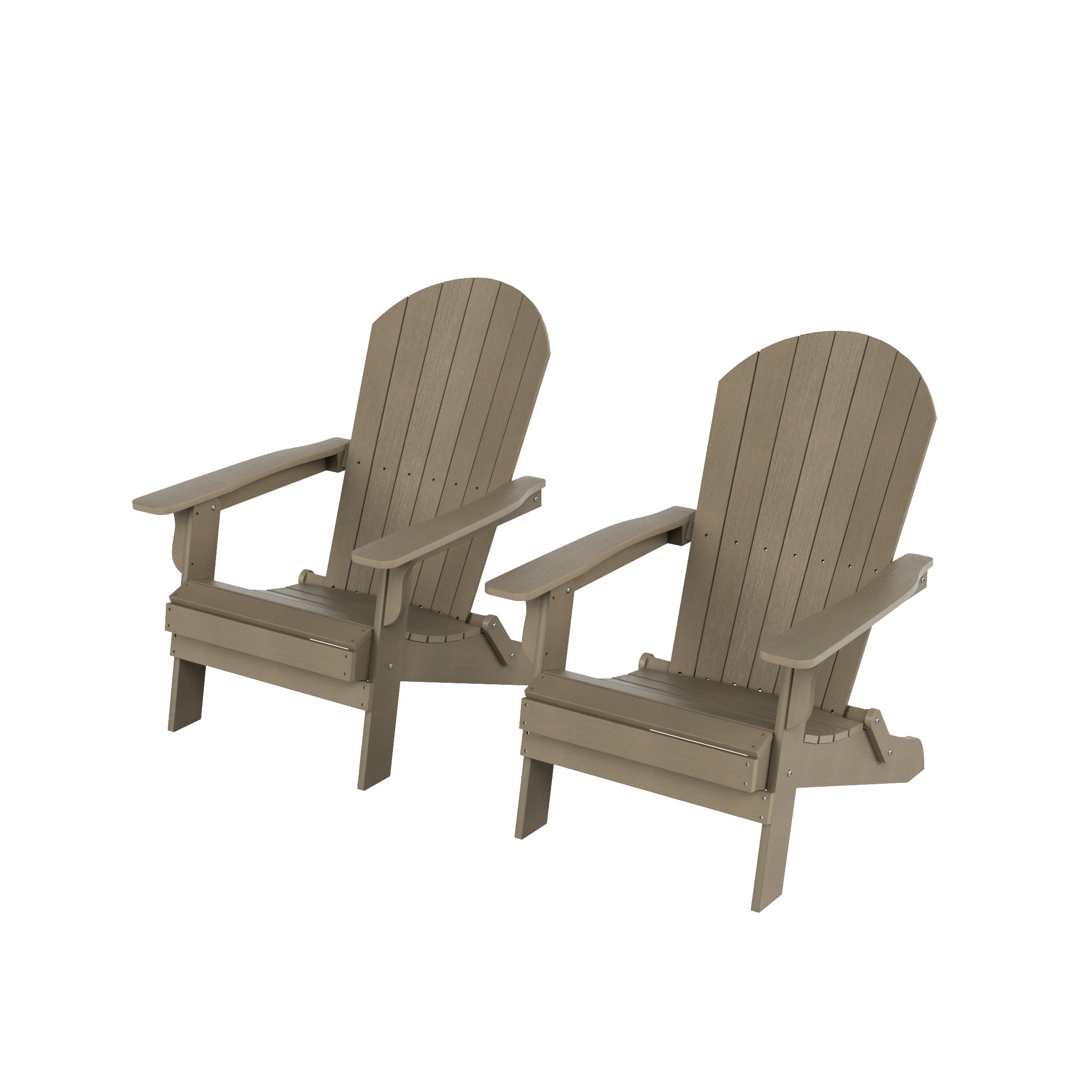 Tuscany Outdoor Folding Adirondack Seashell Chair (Set of 2)