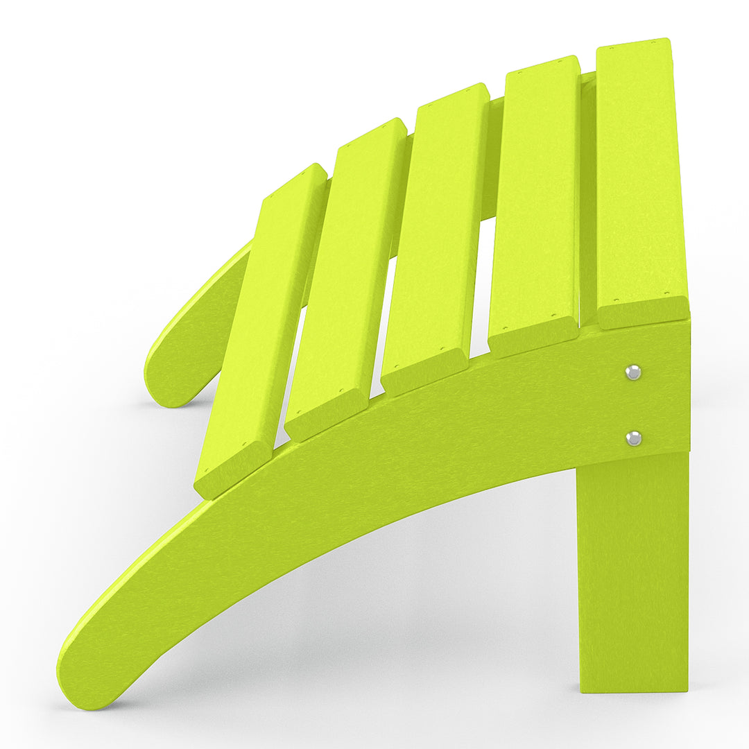 Malibu Outdoor folding ottoman for Adirondack chair