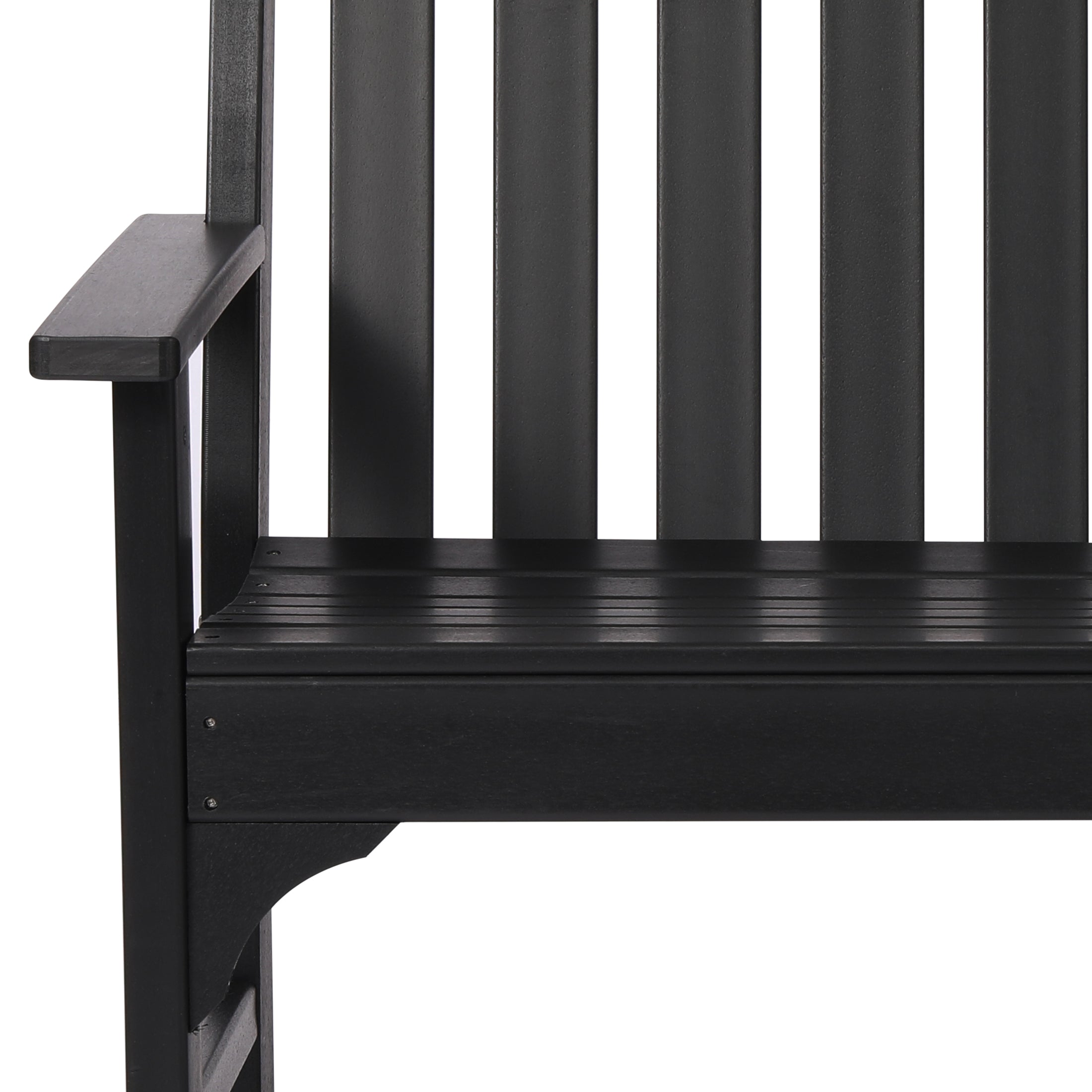 Malibu 5-Piece HDPE Outdoor Patio Furniture Couch and Rocking Chair Set