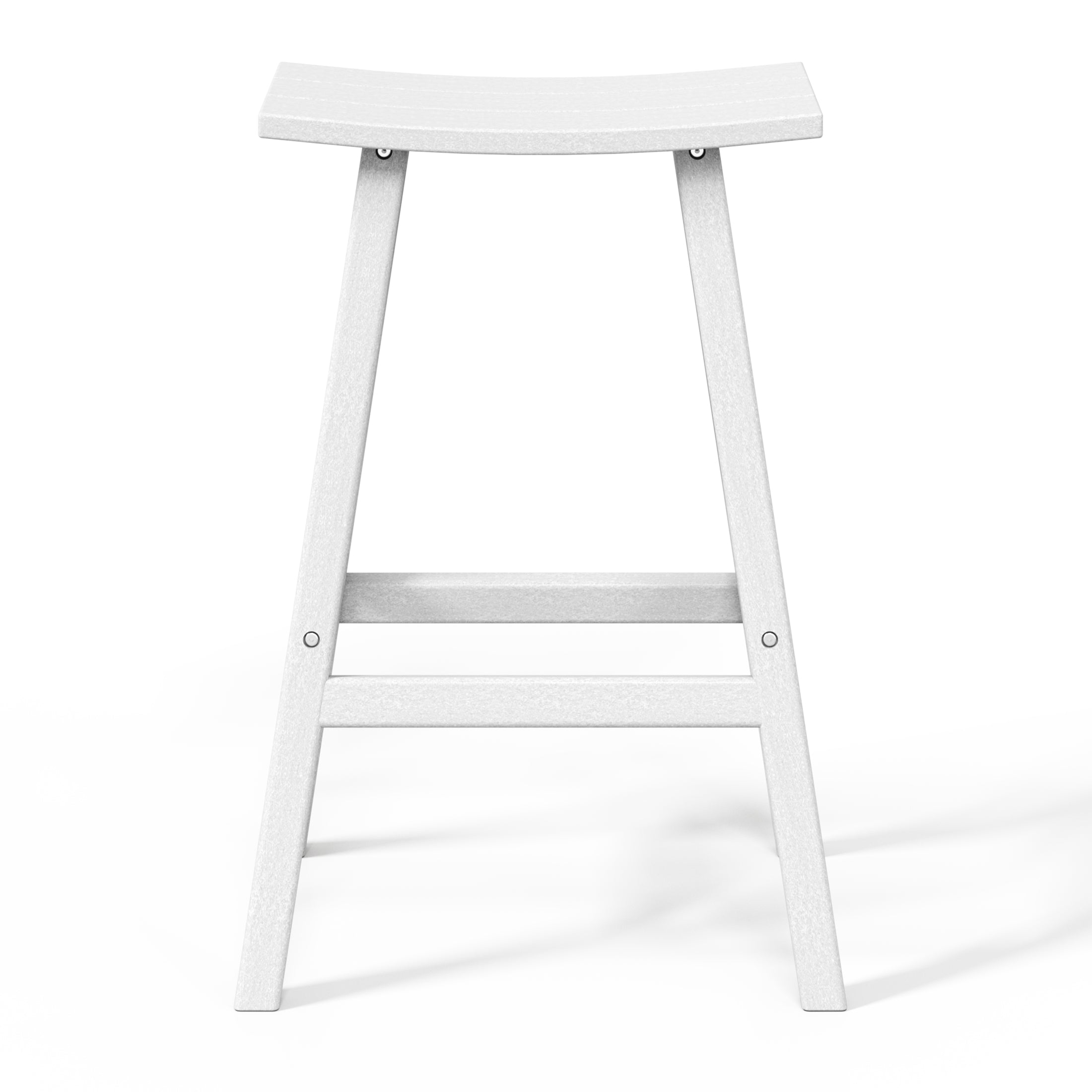Malibu 29" HDPE Outdoor Patio Bar Height Bar Stools (Set of 2)