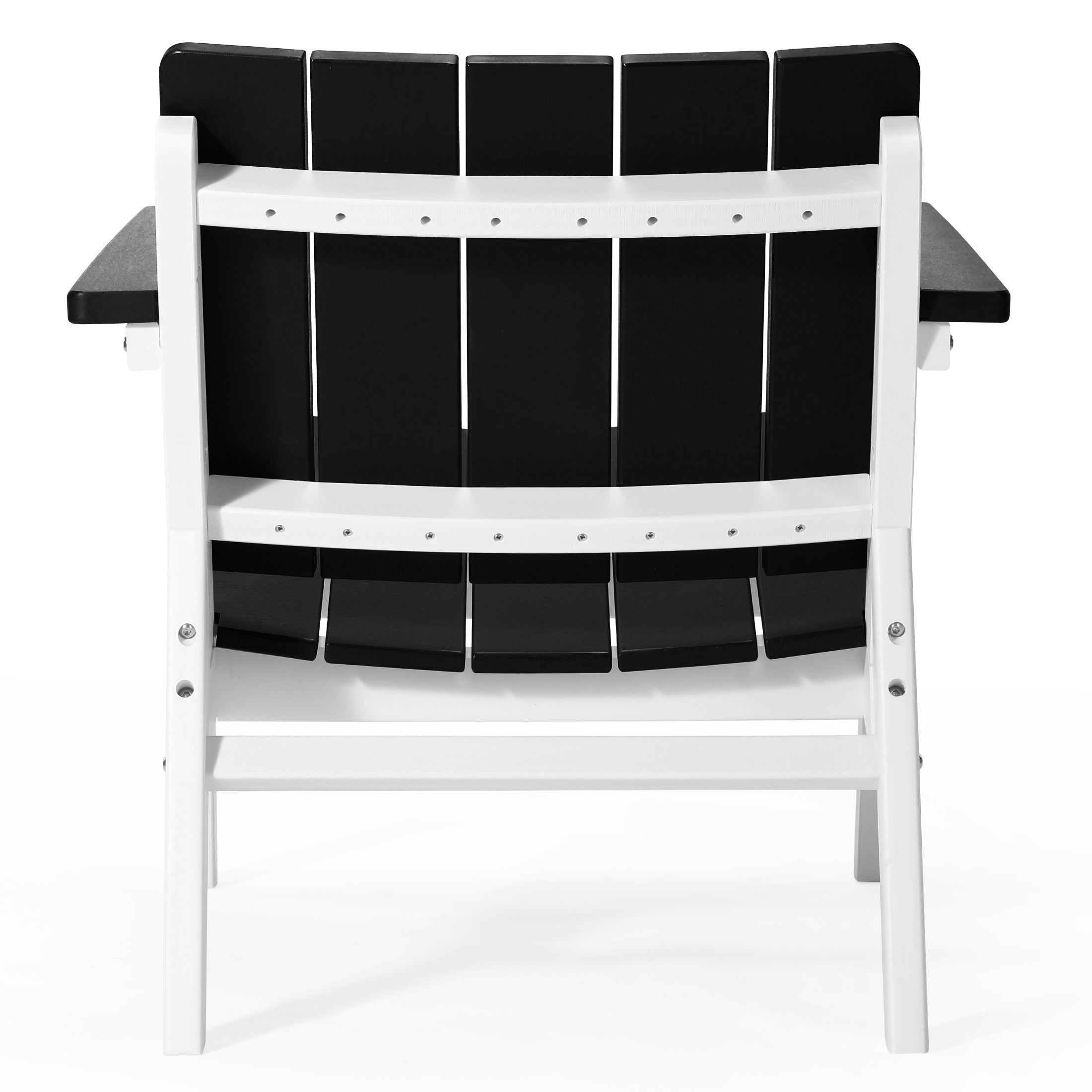 Pacifica 3-Piece Outdoor HDPE Conversation Set with Deep Seating Chairs and Round Side Table