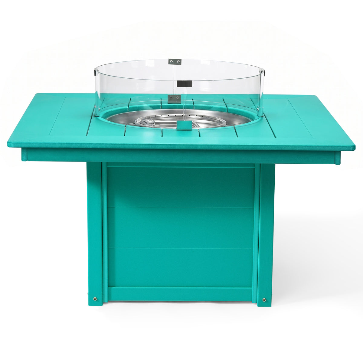 Helios 42" Modern Outdoor Patio Propane Square Fire Pit Table