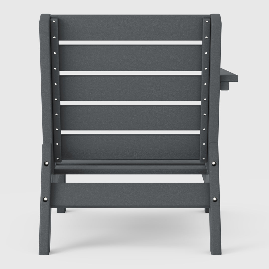 Avalon Outdoor Patio HDPE Left Arm Facing Deep Seating Corner Chair