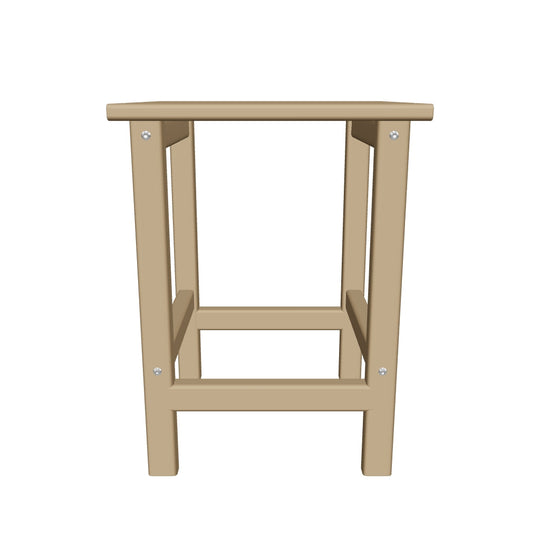 Malibu Westintrends 14" square outdoor Side table for Adirondack chair