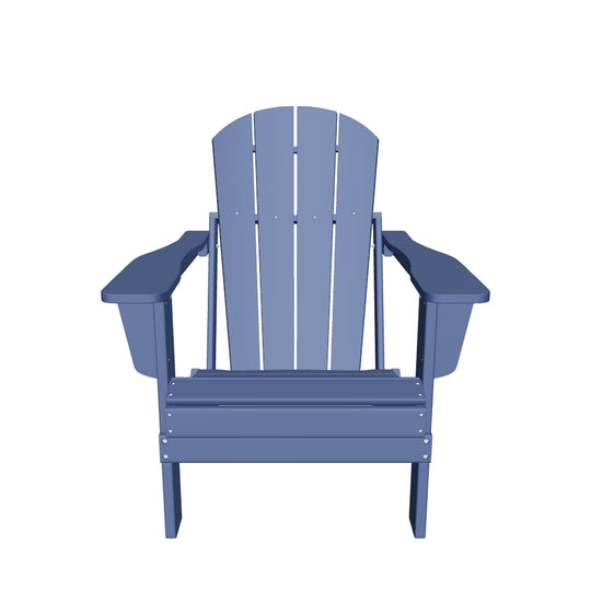 Malibu Westintrends 2 piece set outdoor folding Poly Adirondack chair