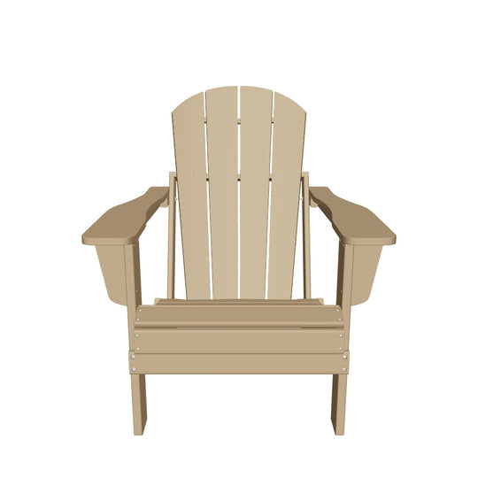 Malibu Westintrends 2 piece set outdoor folding Poly Adirondack chair