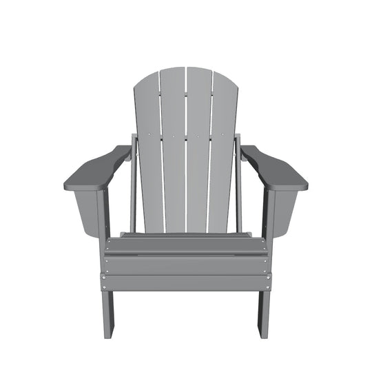 Malibu Westintrends 2 piece set outdoor folding Poly Adirondack chair