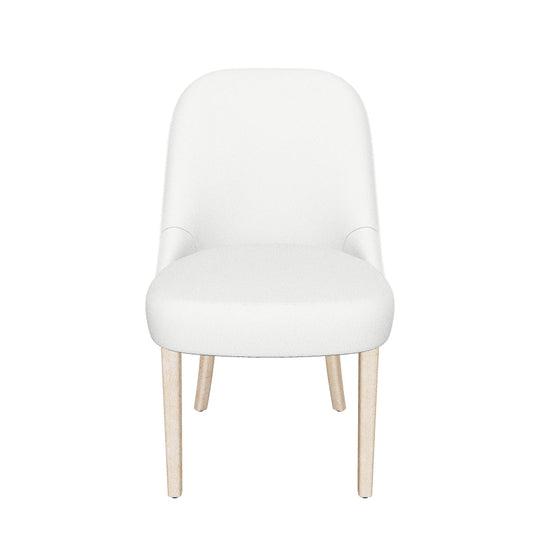 Genevieve Mid-Century Modern Upholstered Boucle Dining Chair