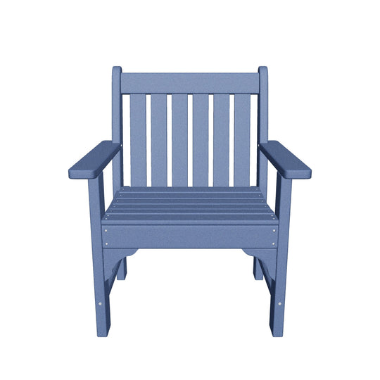 Malibu Outdoor Patio HDPE Adirondack Dining Arm Chairs (Set of 2)