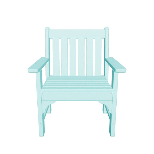 Malibu Outdoor Patio HDPE Adirondack Dining Arm Chairs (Set of 2)