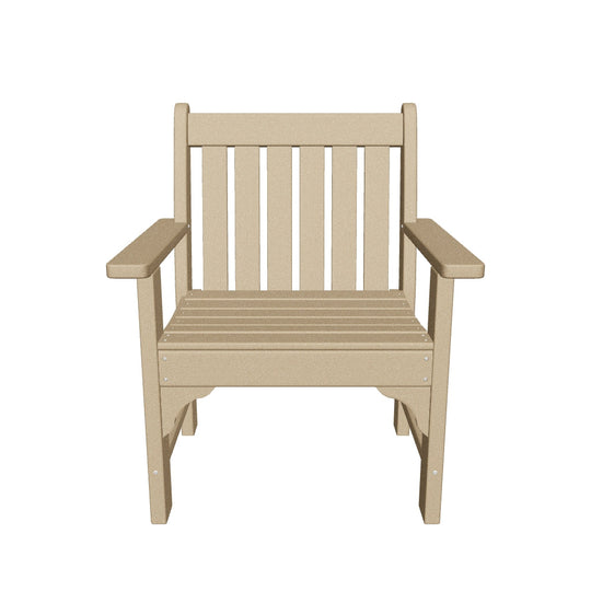 Malibu Outdoor Patio HDPE Adirondack Dining Arm Chairs (Set of 2)