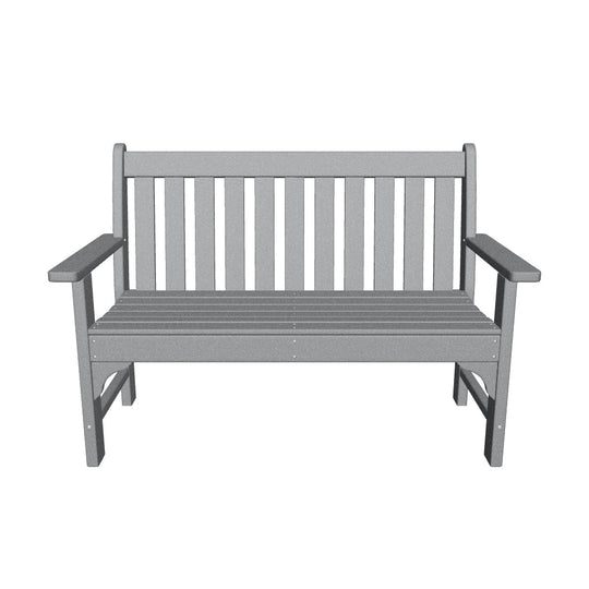 Malibu Outdoor 2-Person All-Weather HDPE Front Porch Garden Bench