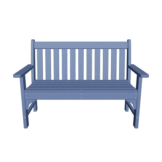 Malibu Outdoor 2-Person All-Weather HDPE Front Porch Garden Bench