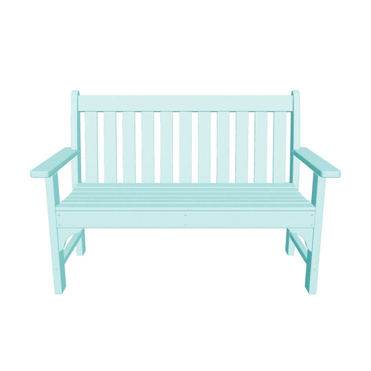 Malibu Outdoor 2-Person All-Weather HDPE Front Porch Garden Bench