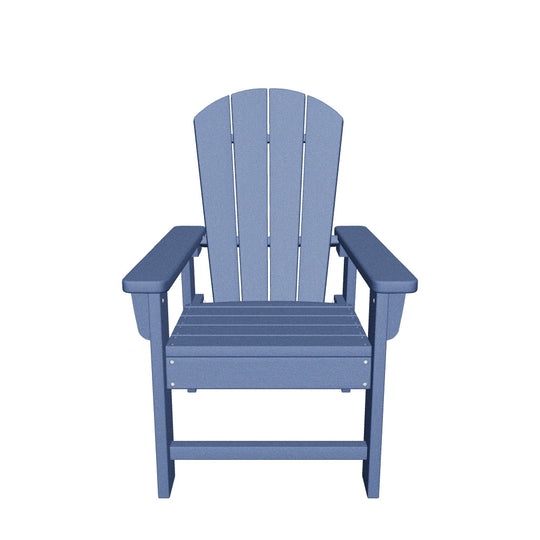 Malibu Kids Outdoor HDPE Adirondack Plastic Patio Chair