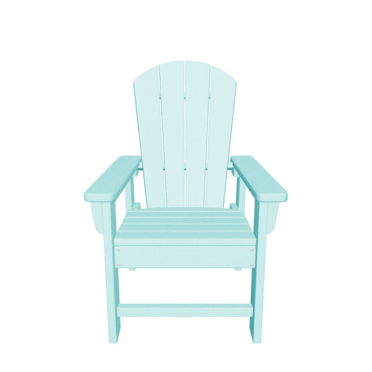 Malibu Kids Outdoor HDPE Adirondack Plastic Patio Chair