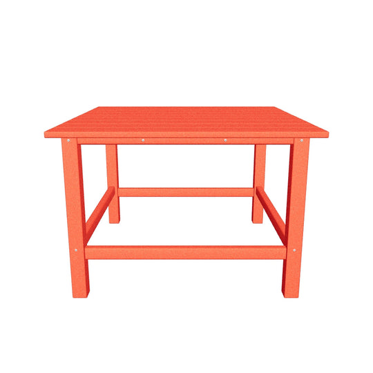 Malibu Kids Outdoor Patio Furniture HDPE Square Dining Table