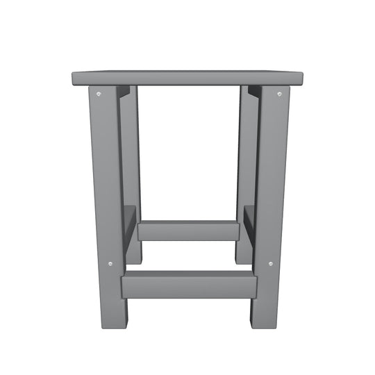 Malibu Kids Outdoor Patio Furniture HDPE Adirondack Square Side Table