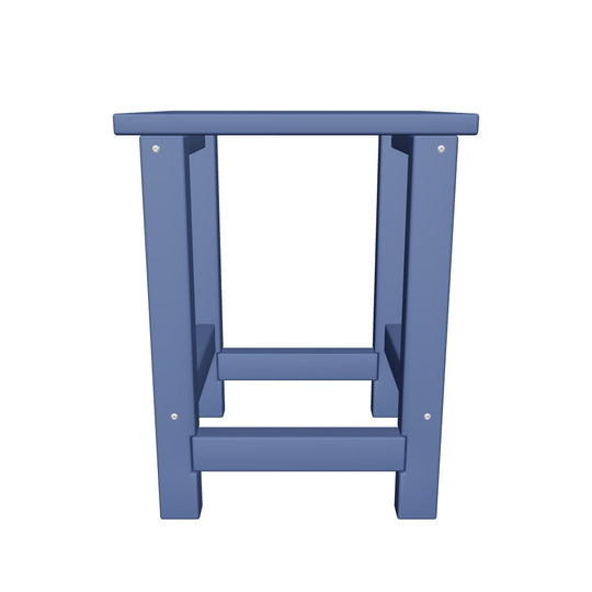 Malibu Kids Outdoor Patio Furniture HDPE Adirondack Square Side Table