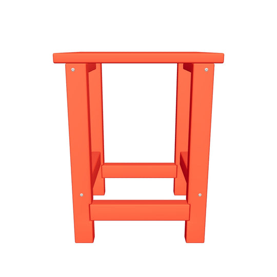Malibu Kids Outdoor Patio Furniture HDPE Adirondack Square Side Table