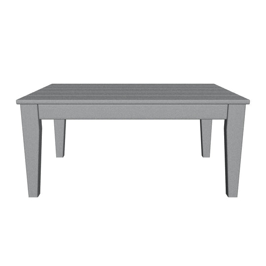 Malibu Low Outdoor HDPE Patio Rectangle Coffee Table