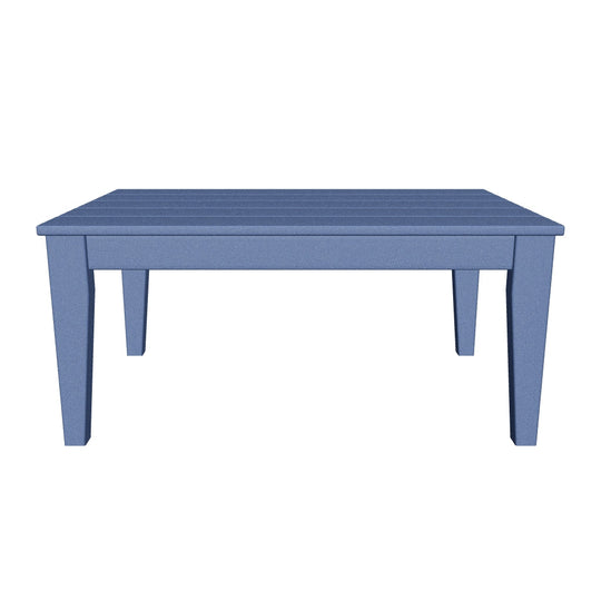 Malibu Low Outdoor HDPE Patio Rectangle Coffee Table
