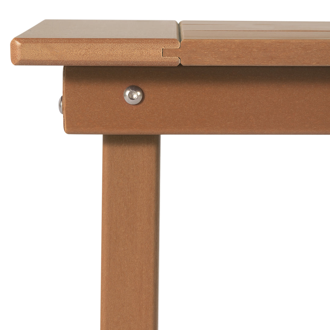 Malibu 65" Outdoor Patio Trestle Dining Bench