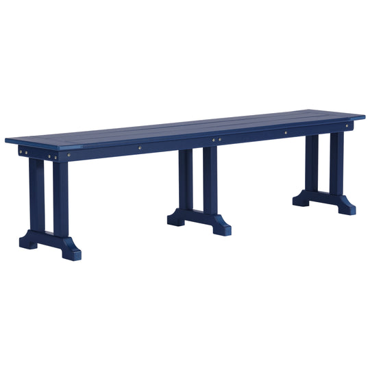 Ashore 6 Piece Outdoor Patio Dining Table and Armchair Dining Bench Set