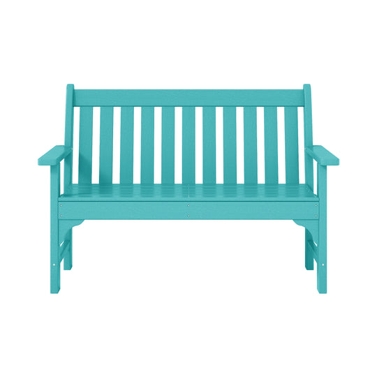Malibu 3-Piece HDPE Outdoor Patio Furniture Couch and Coffee Table Set