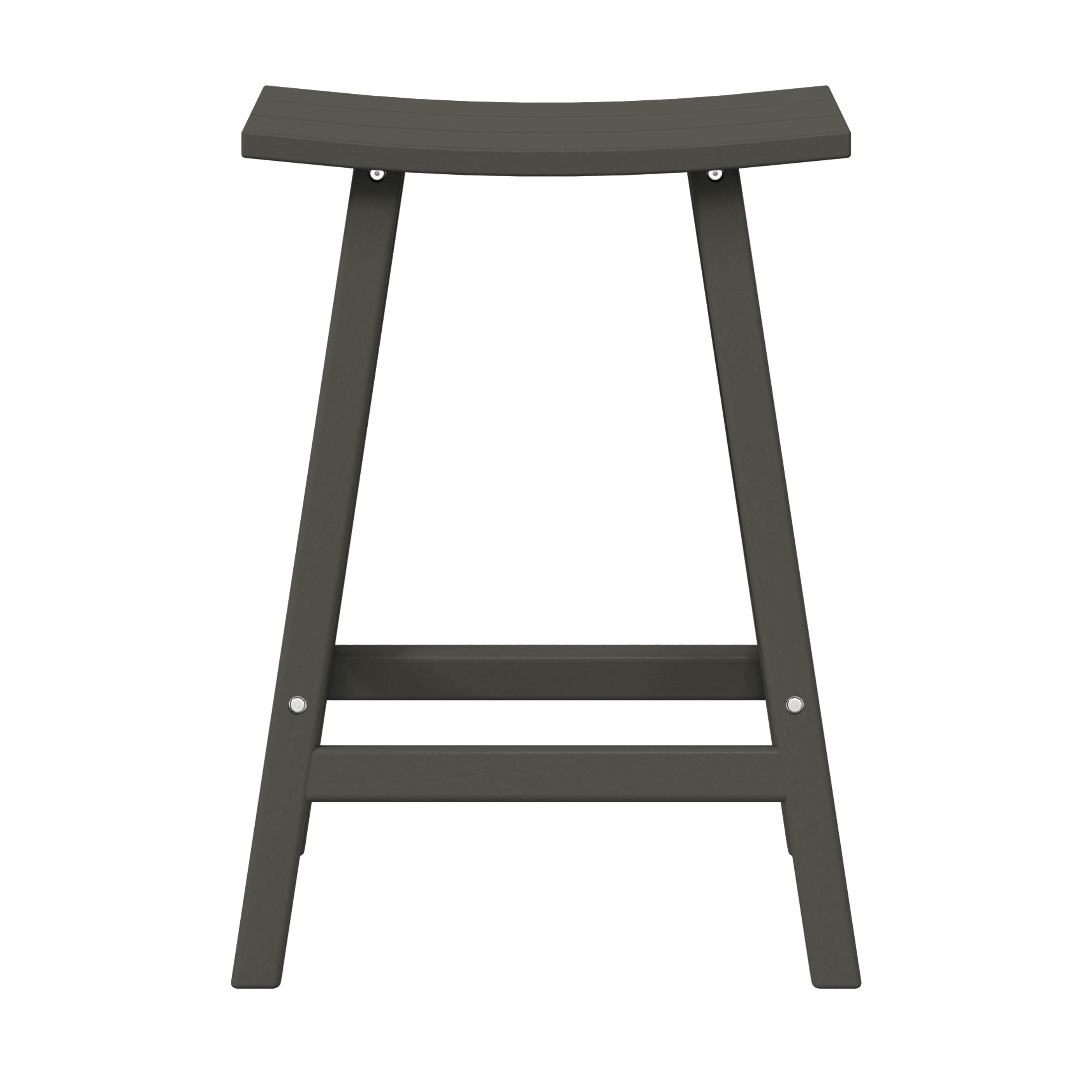 Malibu 24" HDPE Outdoor Patio Counter Height Bar Stool