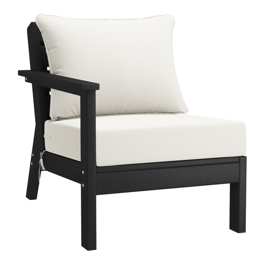 Avalon Outdoor 5-Piece Modular Sectional Patio Furniture Sofa Set